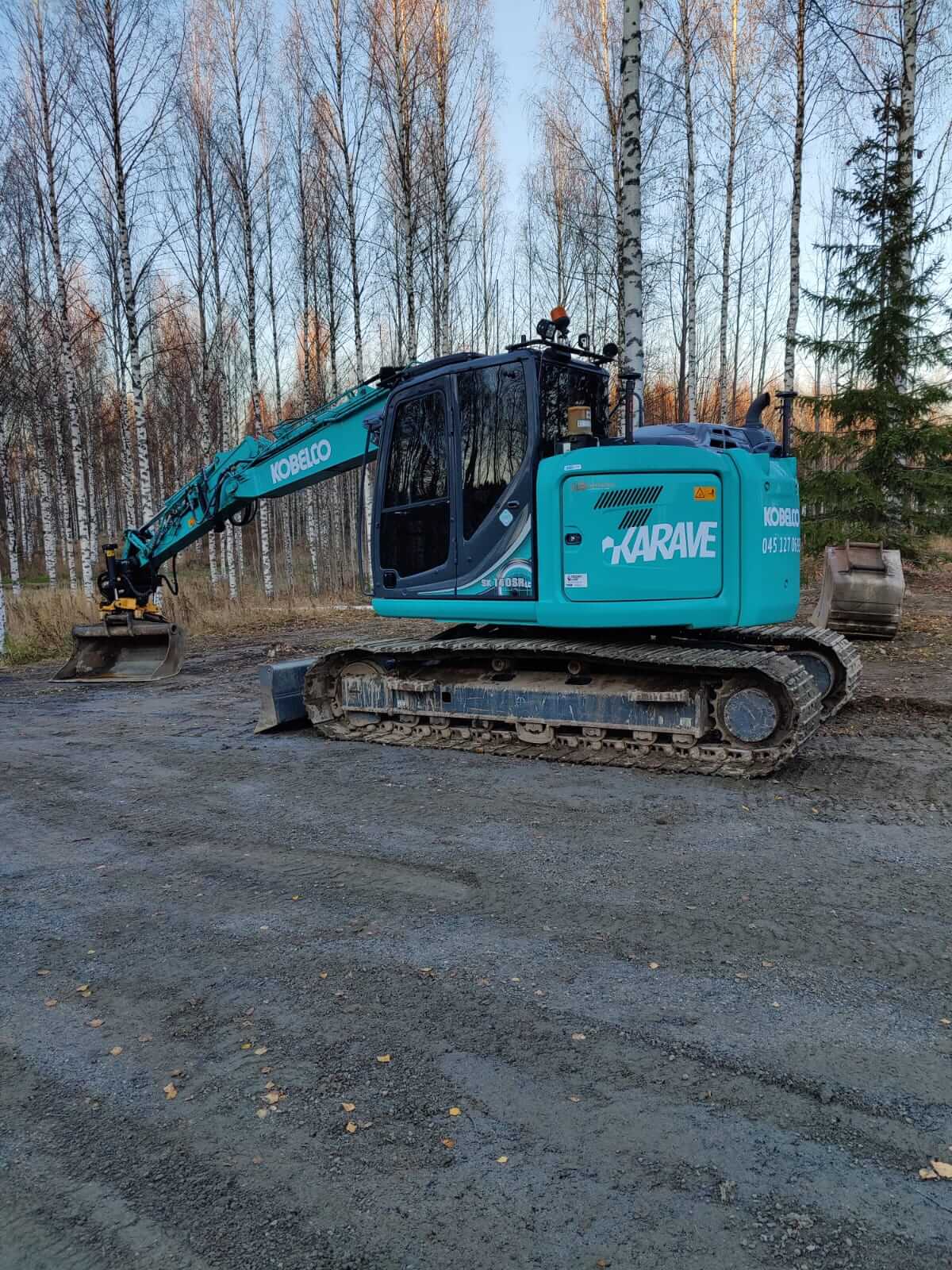Karave Oy:n kaivuri